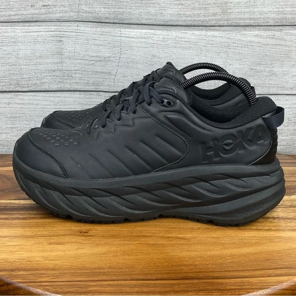 Slip Resistant Black Hoka Shoes Men's Hoka Shoes Hoka One One